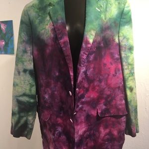 Men’s Tie Dye Blazer 48L Calvin Klein Linen